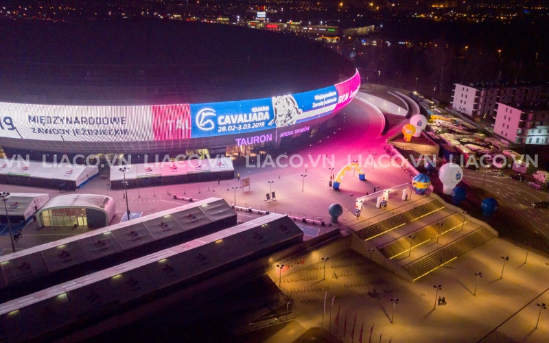 11. Màn hình LED tại Tauron Arena Kraków, Ba Lan 1