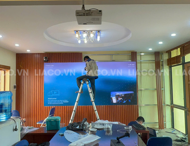 Dự án thi công màn hình LED P1.667 tại VNPT Lạng Sơn