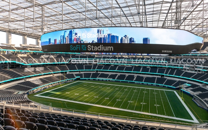 7. Màn hình LED Samsung Infinity Screen tại Sân vận động SoFi, Los Angeles 1