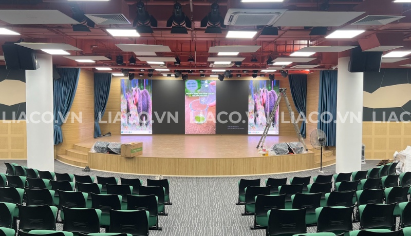 Thi công màn hình LED P2.5 kích thước 23.692m2 tại Lào Cai 4