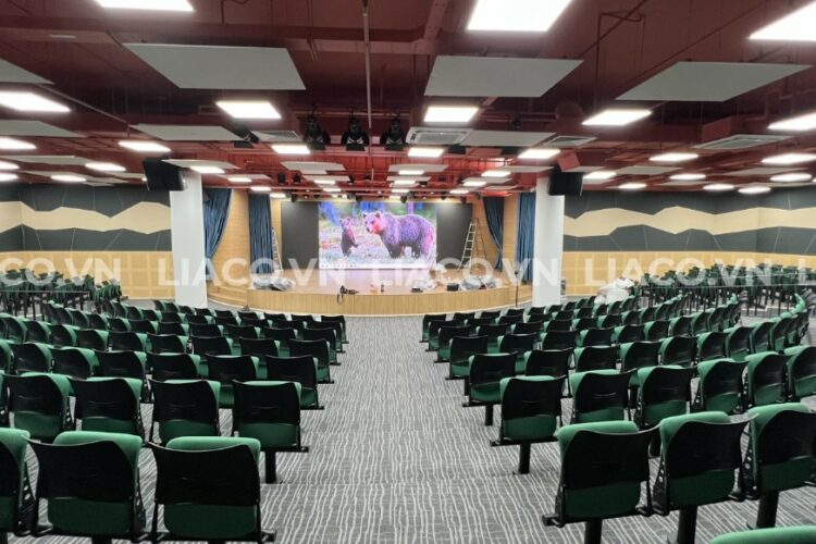 Thi công màn hình LED P2.5 kích thước 23.692m2 tại Lào Cai