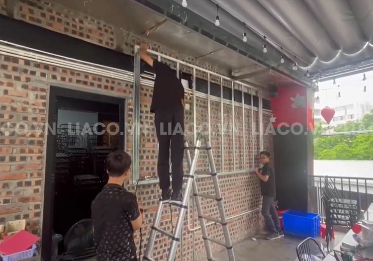 Dự án màn hình LED P3.076 ngoài trời tại nhà hàng Thượng Hải 1