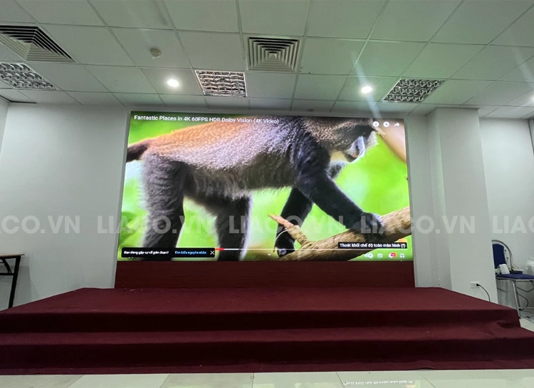 Dự án thi công màn hình LED P3 trong nhà tại Gemek 1 An Khánh