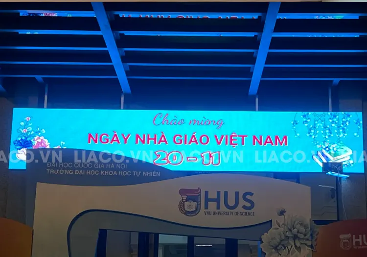 Dự án màn hình LED P4 outdoor tại trường ĐH Khoa học Tự nhiên