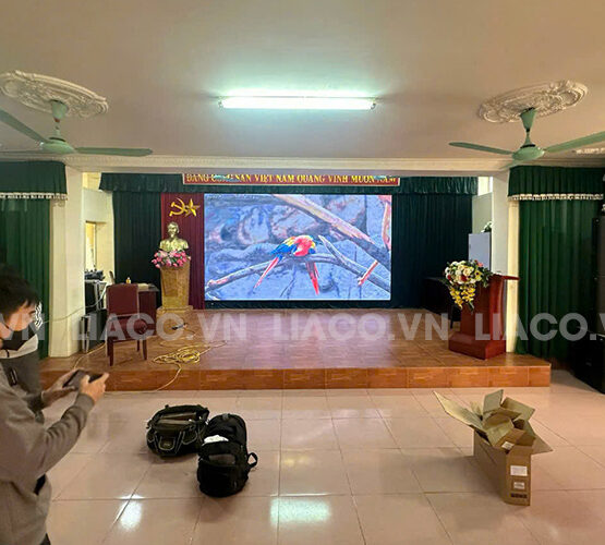Thi công LED P3 indoor tại CTY Phân Lân, Ninh Bình Thi công LED P3 indoor tại CTY Phân Lân, Ninh Bình