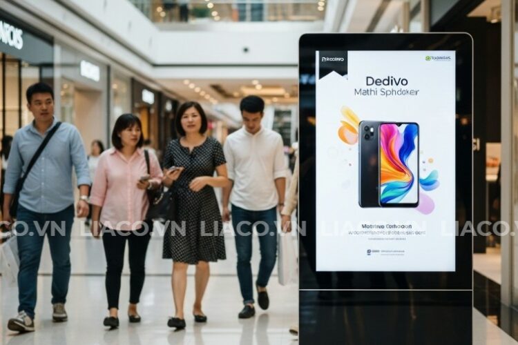 Màn hình LCD quảng cáo chịu được nhiệt độ bao nhiêu độ C?