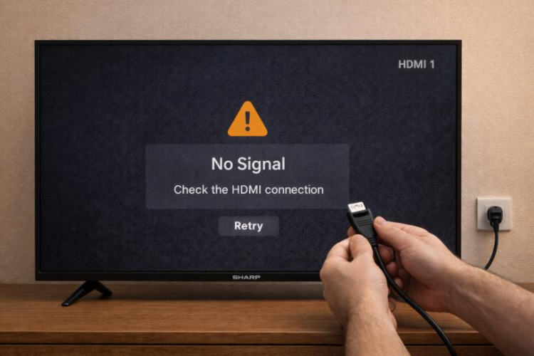 2.2 Cáp tín hiệu HDMI / VGA gặp sự cố 1