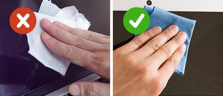Cách lau màn hình LCD đúng chuẩn, lưu ý về dung dịch lau
