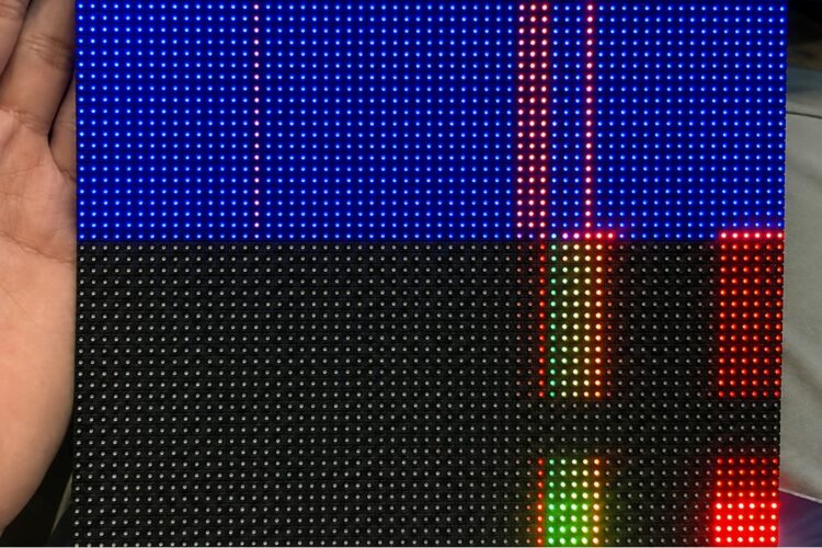 Màn hình led bị sọc ngang nhấp nháy - bắt bệnh và giải pháp 1