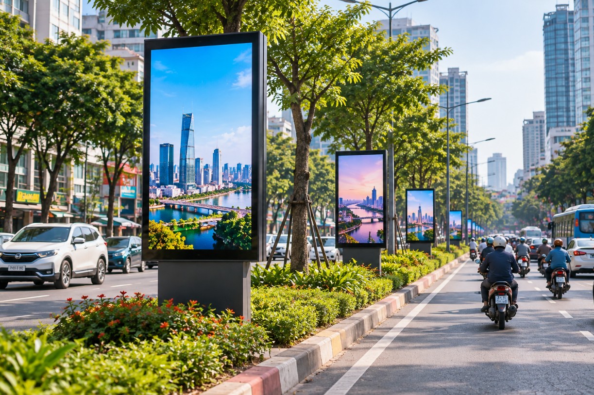 4. Hệ thống tản nhiệt của LCD ngoài trời phức tạp hơn 1 4. Hệ thống tản nhiệt của LCD ngoài trời phức tạp hơn 1